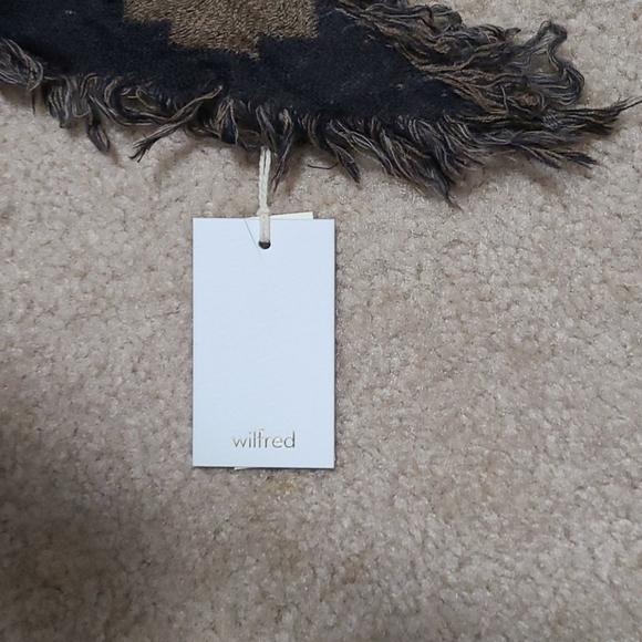 Wilfred Dimond Mosaic Triangle Black and Brown Scarf - Picture 5 of 6